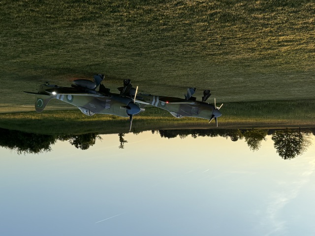 Rollout-Abend am Flugplatz